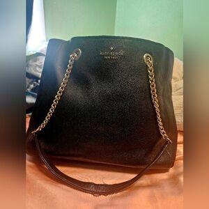 Kate Spade Black Leather Shoulder Bag